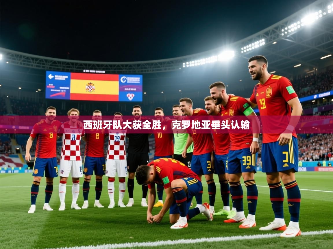 爱游戏平台-西班牙队大获全胜，克罗地亚垂头认输