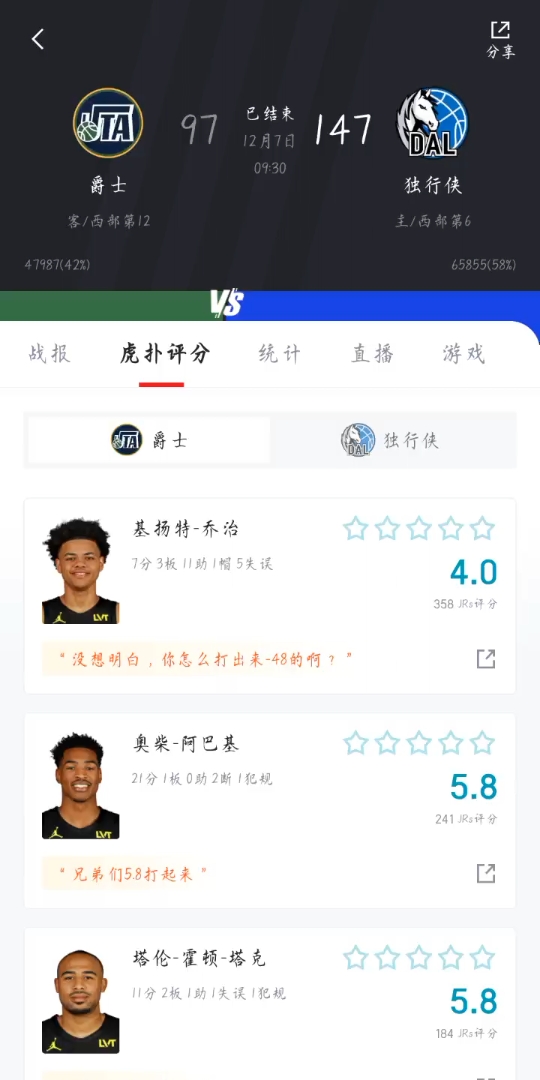 独行侠主场逆转爵士谁说老邦-基尔没有竞技状态的简单介绍